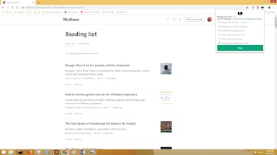 Medium Reading List Manager gallery image