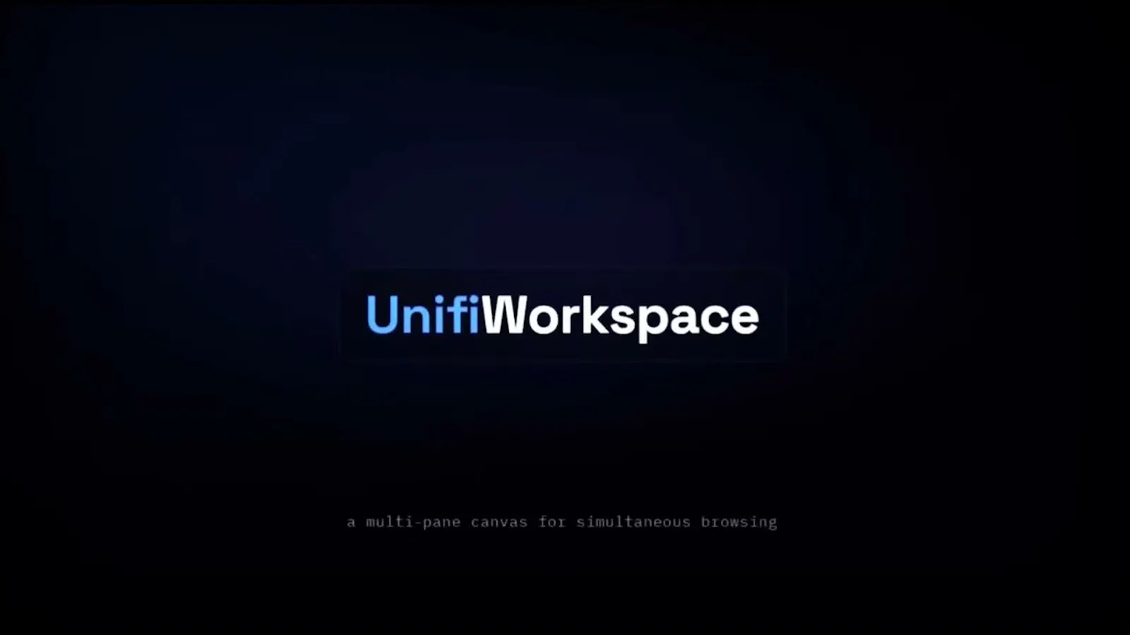 UnifiWorkspace screenshot 1 (video preview)