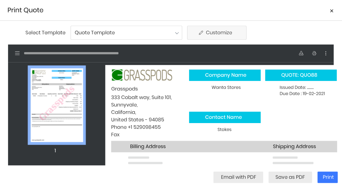 Vtiger CPQ gallery image