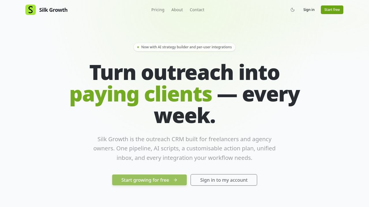 Silk Growth — The CRM for outreach gallery image