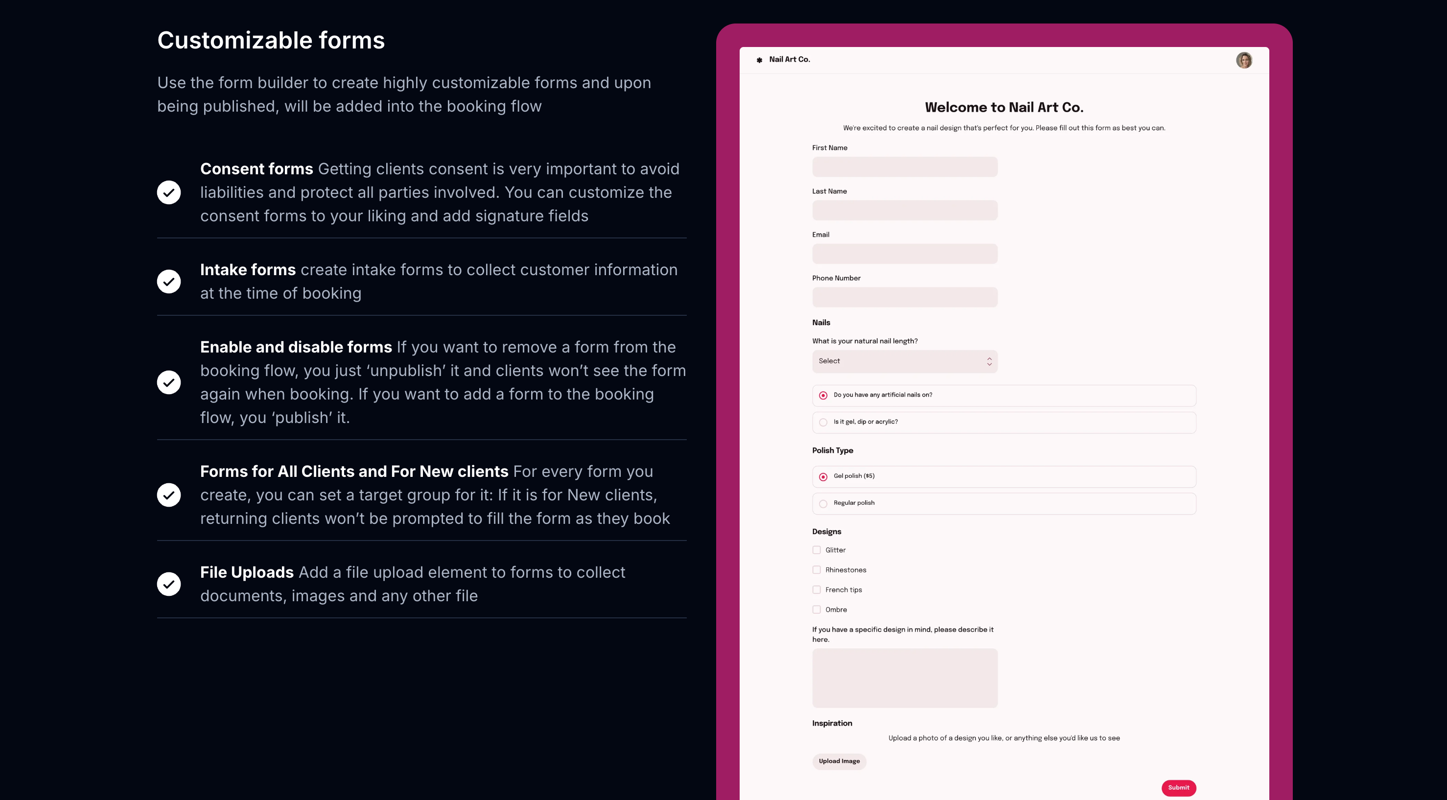 Byndesk - Form Builder integrato con appuntamenti quadrati media 6