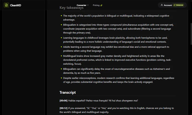CleanMD screenshot 3