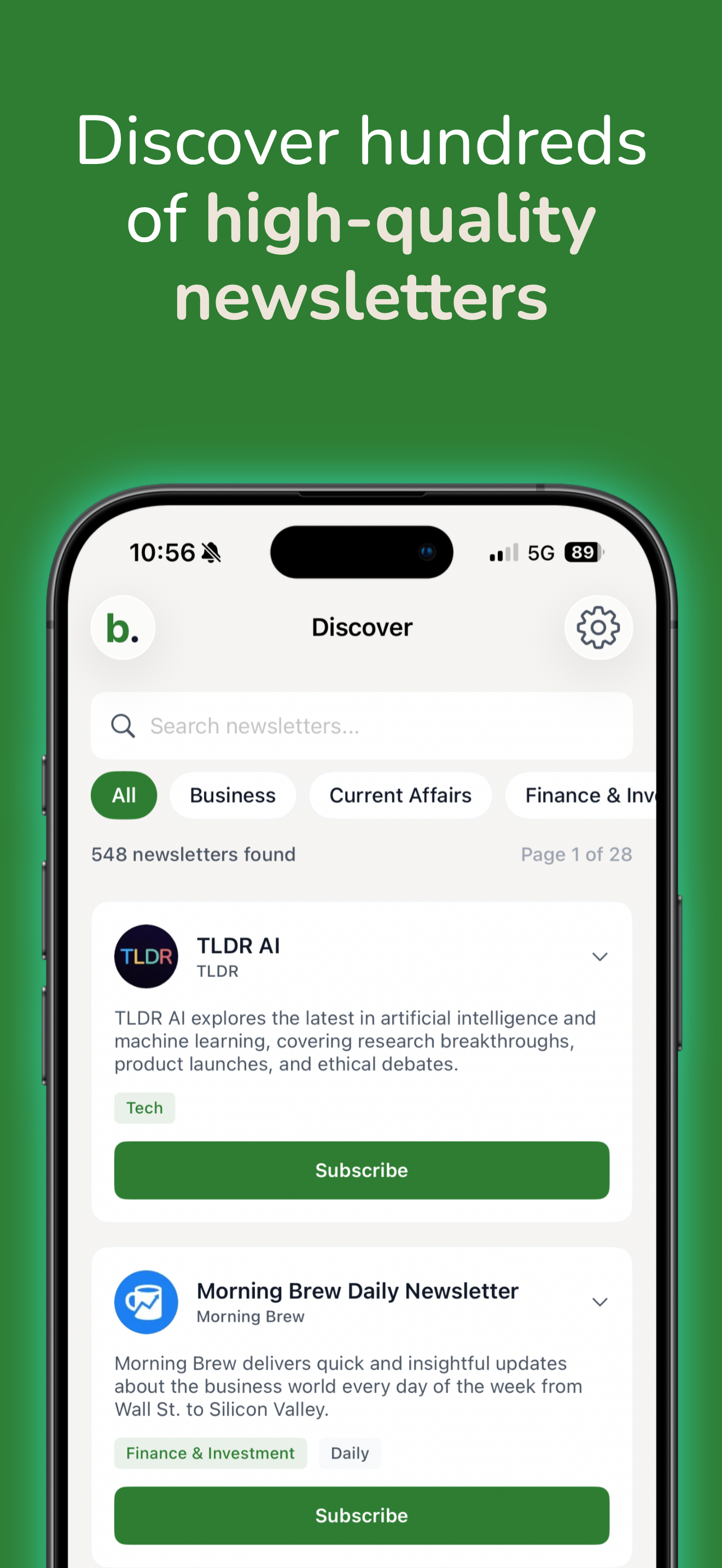 Newsletter Reader by Bilig gallery image
