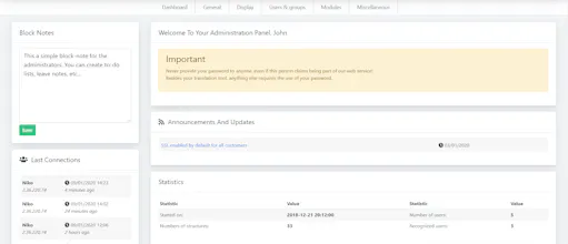 OpenStudio business management software gallery image