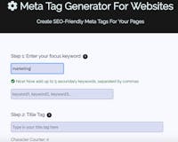 Meta Tag Generator For Websites media 1