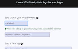 Meta Tag Generator For Websites media 1