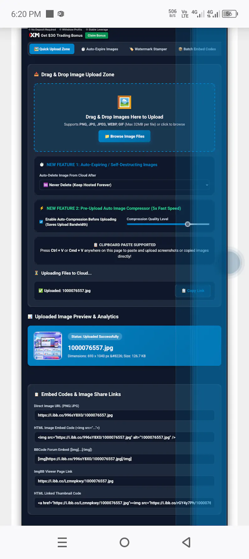 Free Image Hosting & Embed Suite 2026 screenshot 4
