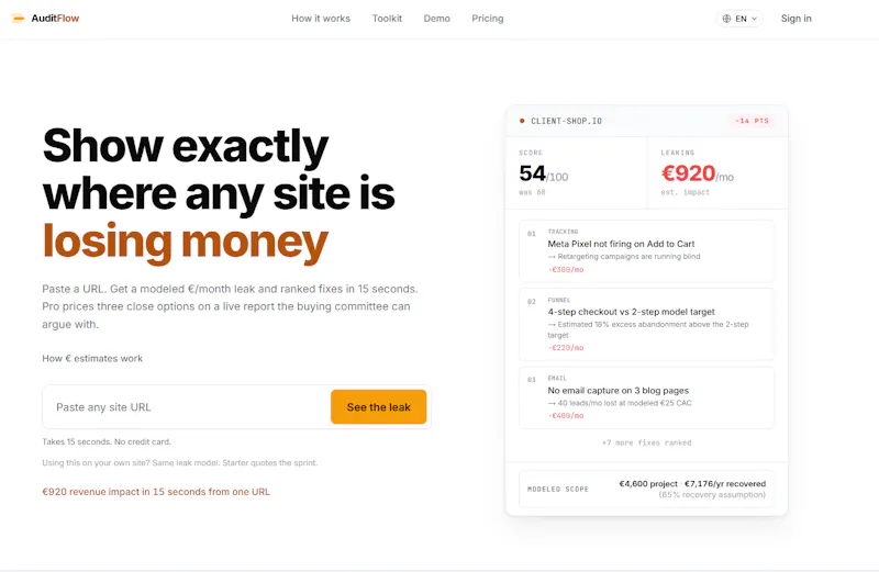 AuditFlow screenshot 1