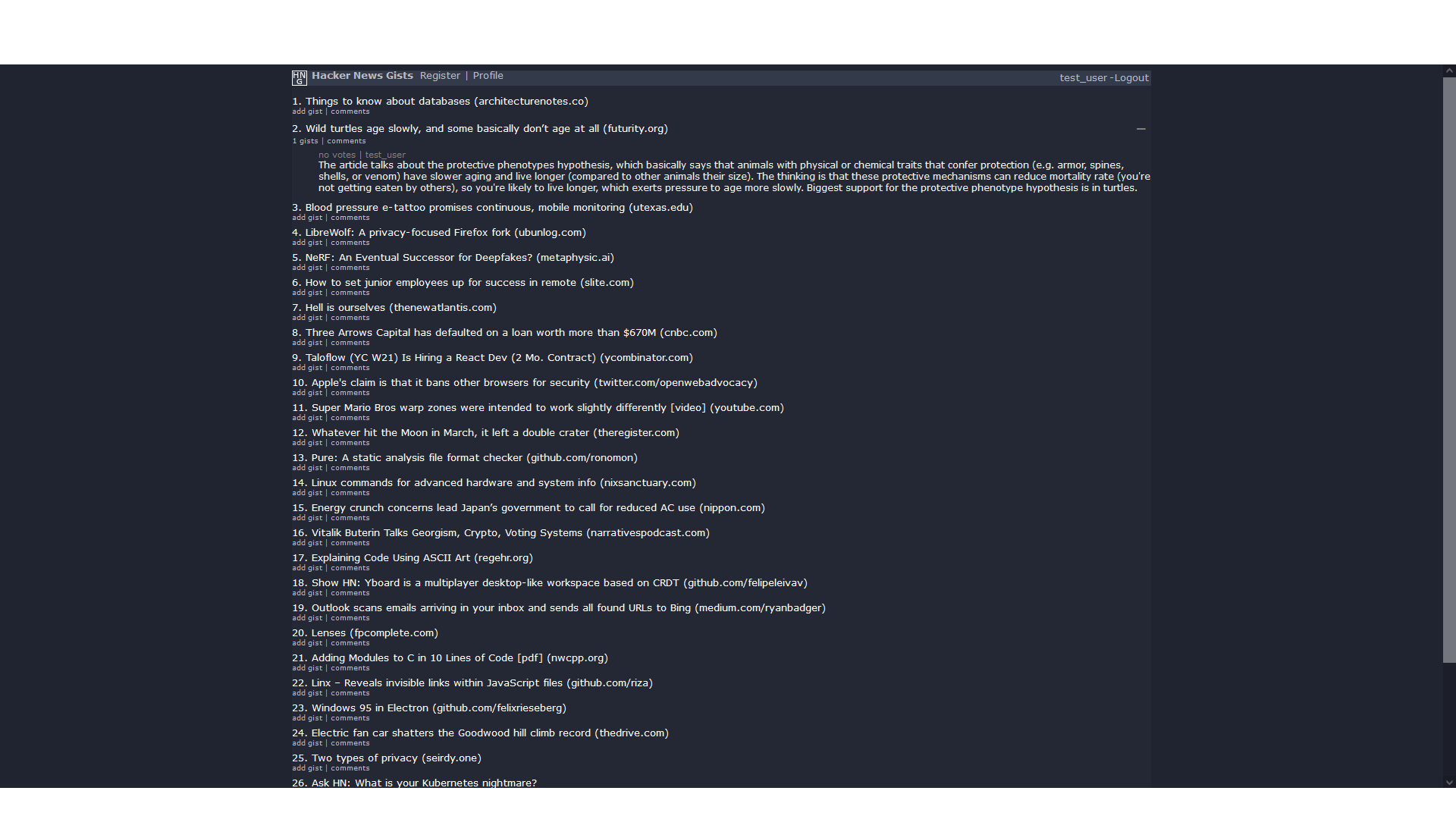 Hacker News GISTs - Lesen und schreiben Sie Zusammenfassungen von HN -Artikeln. Medien 4