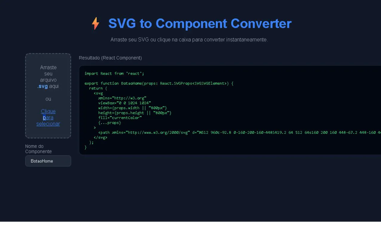  SVG to React Component Converter gallery image