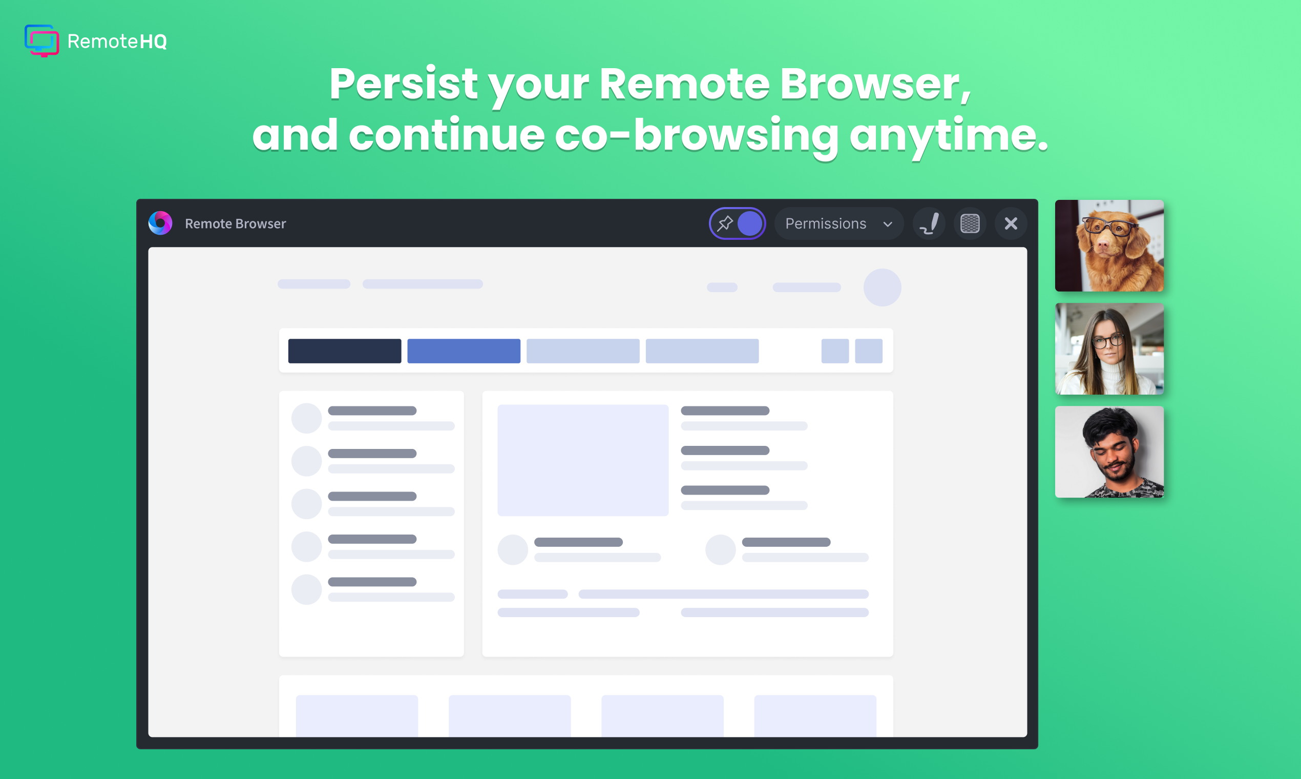 RemoteHQ 2.0 - Многопользовательский облачный браузер на основе хромирования медиа 5
