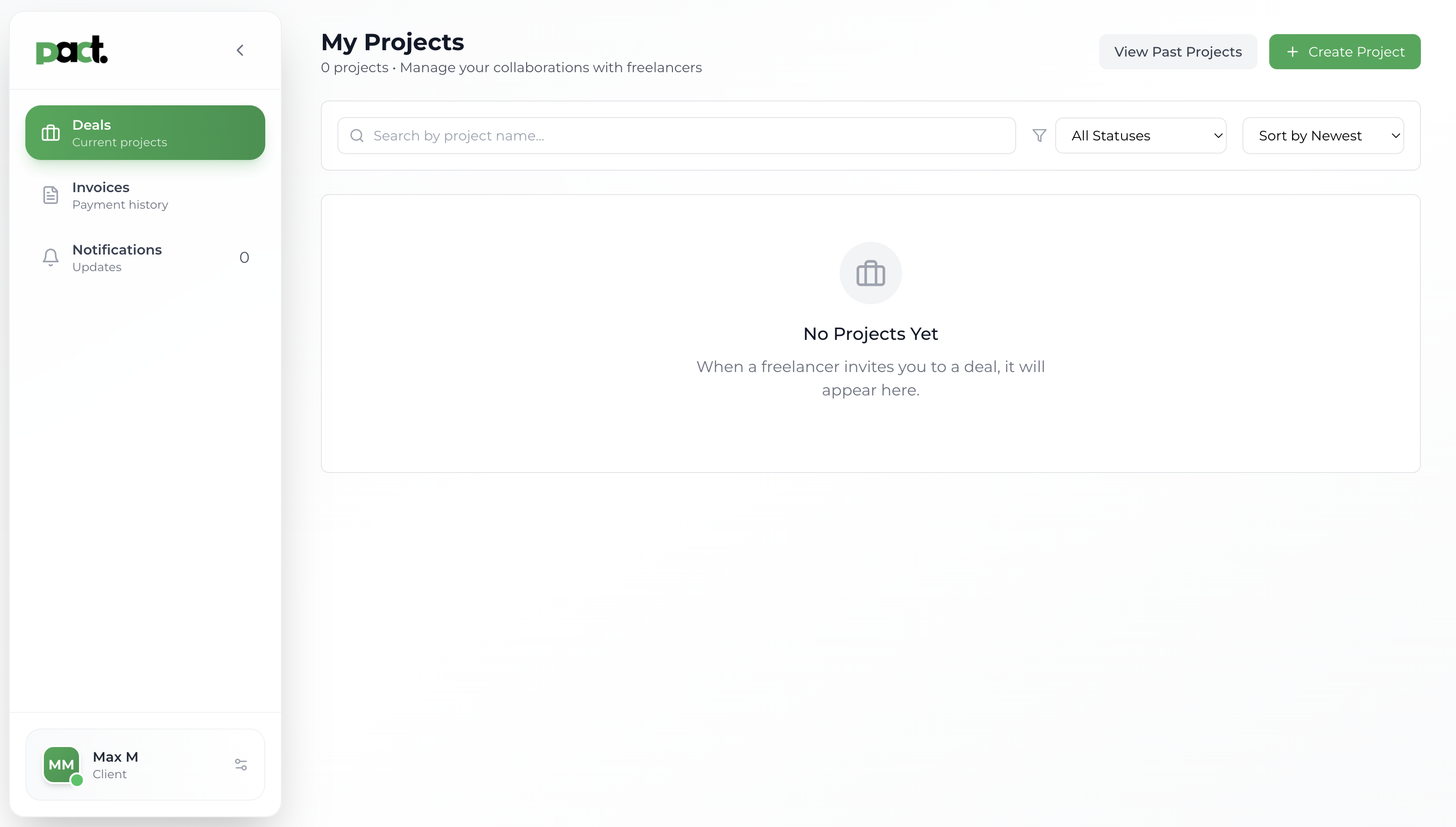 Pact - Screenshot 2 showing product features and functionality