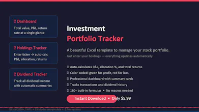 Investment Portfolio Tracker gallery image