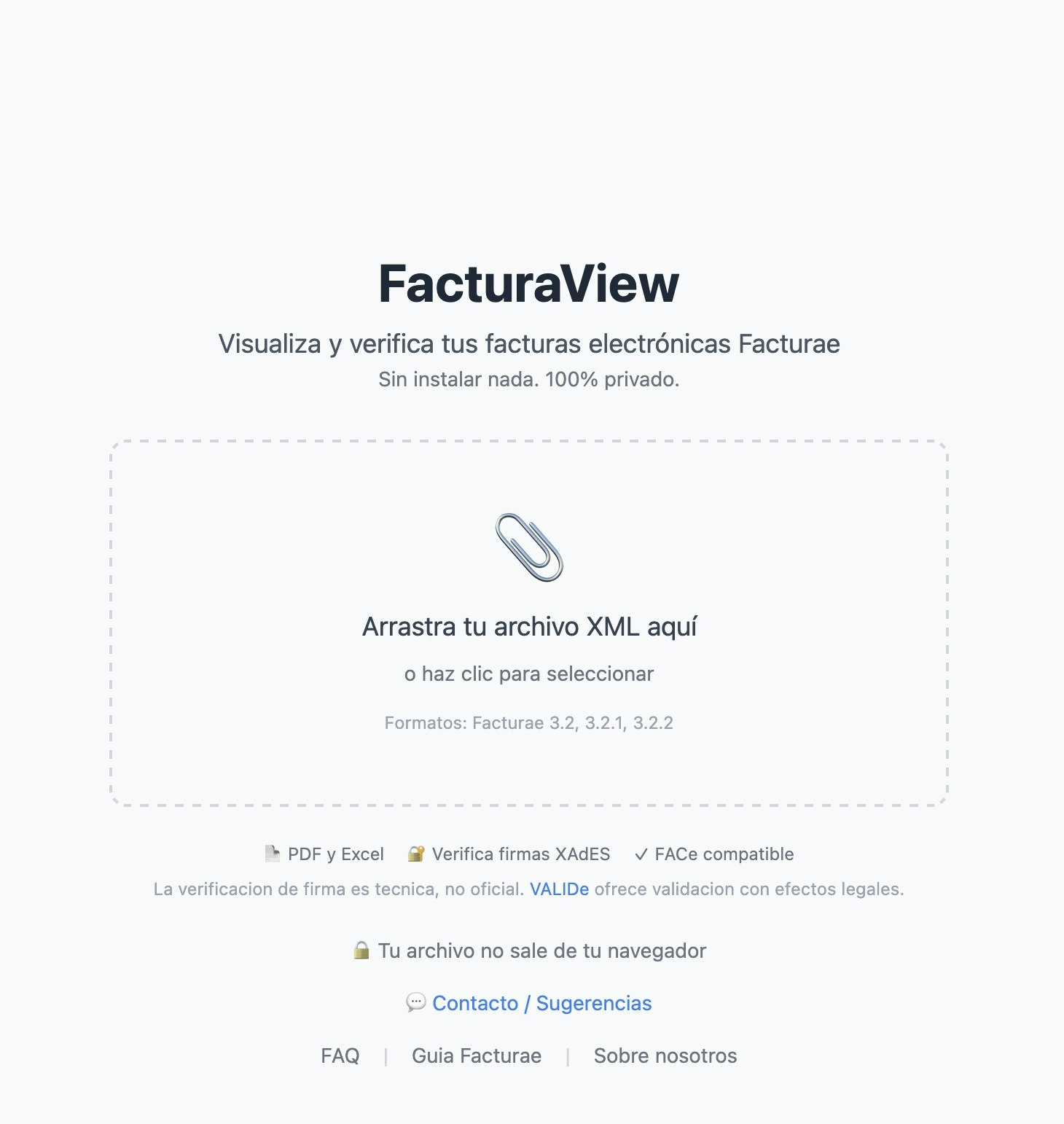 FacturaView - Screenshot 2 showing product features and functionality