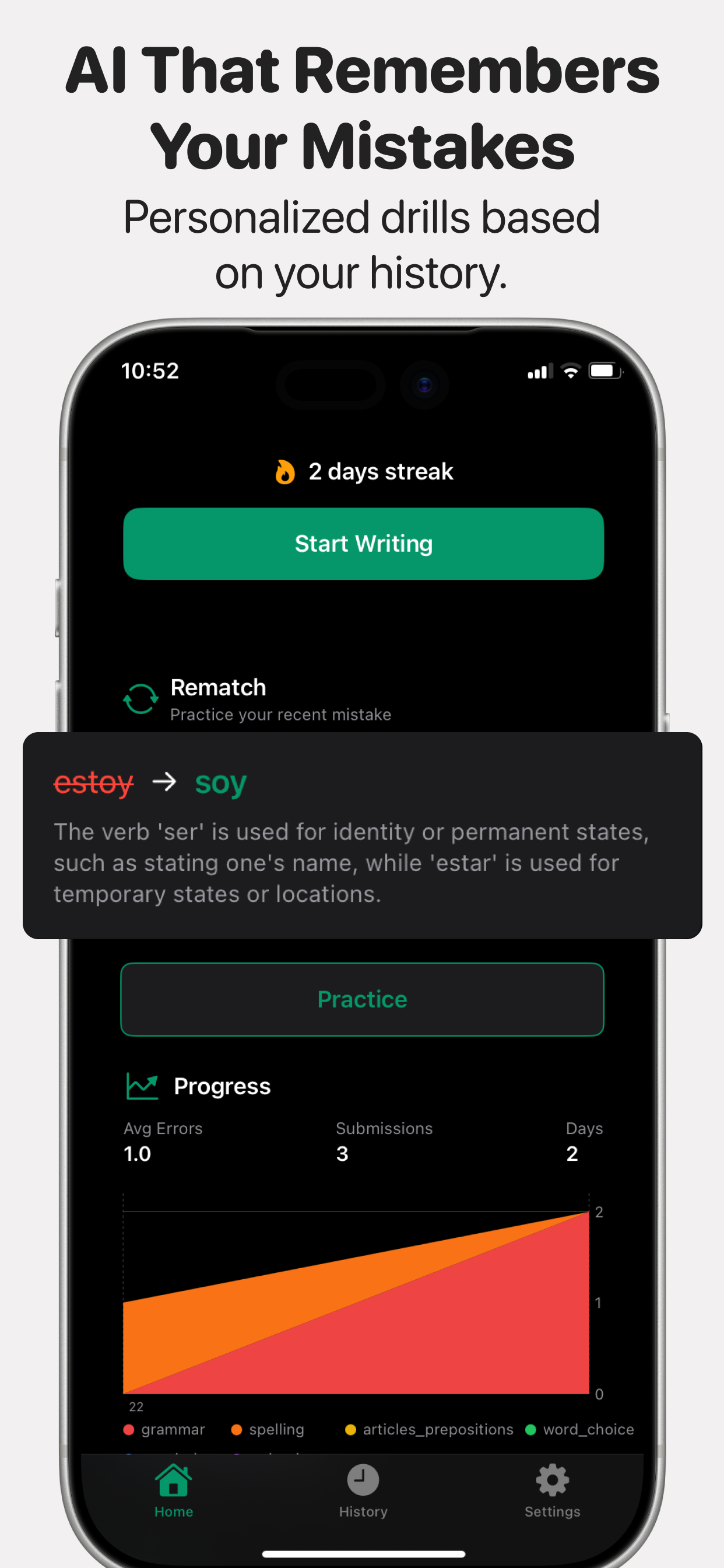 Polyglotty - Break Your Language Plateau - Screenshot 2 showing product features and functionality
