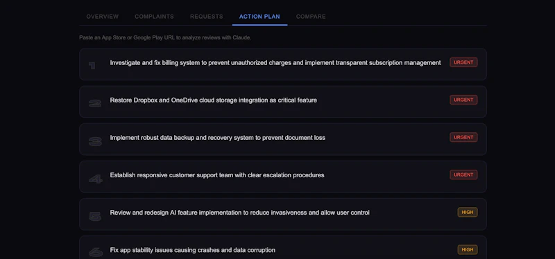 AppReview AI screenshot 2