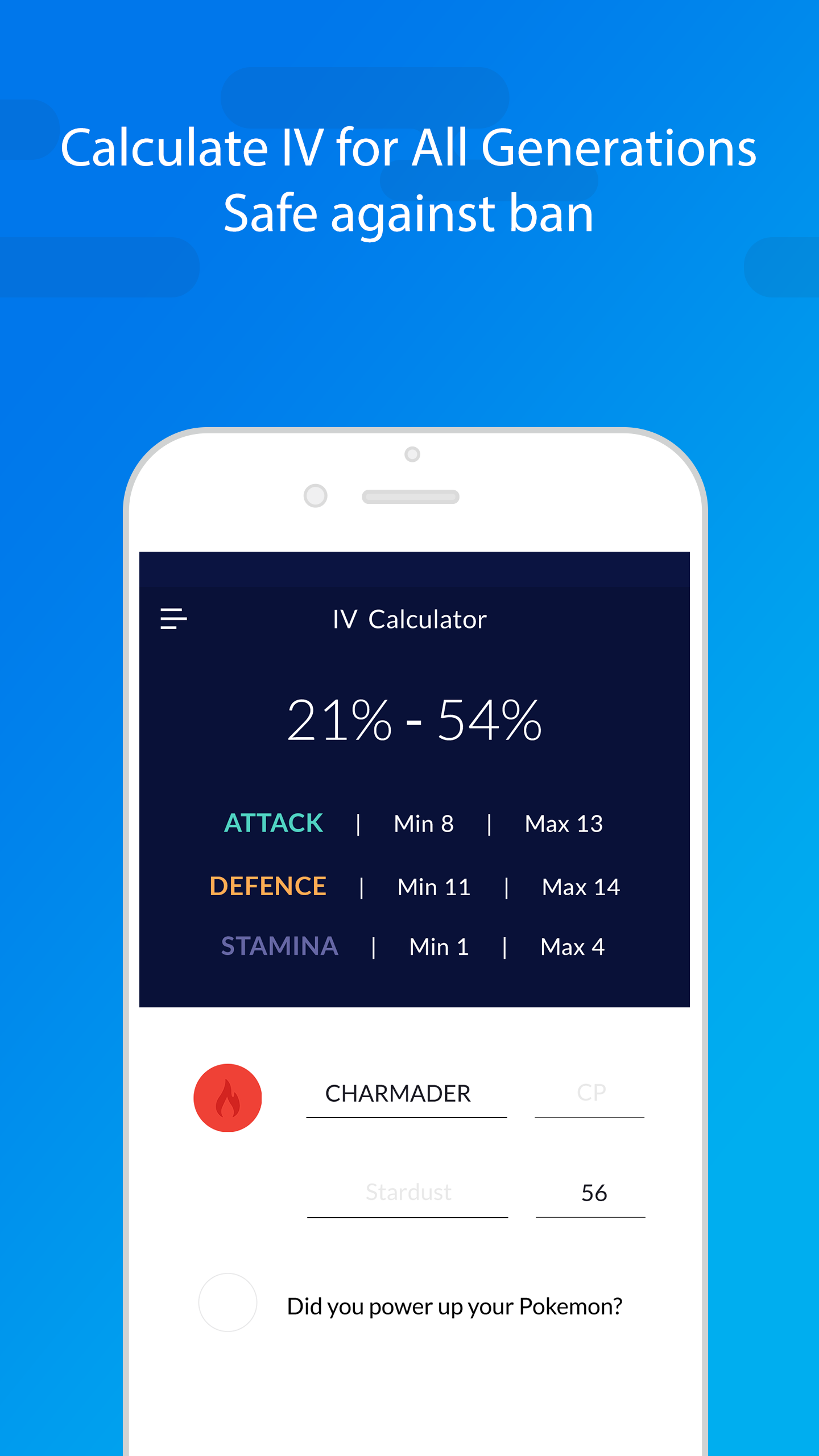 Evolution CP & IV Calculator for pokemon gallery image