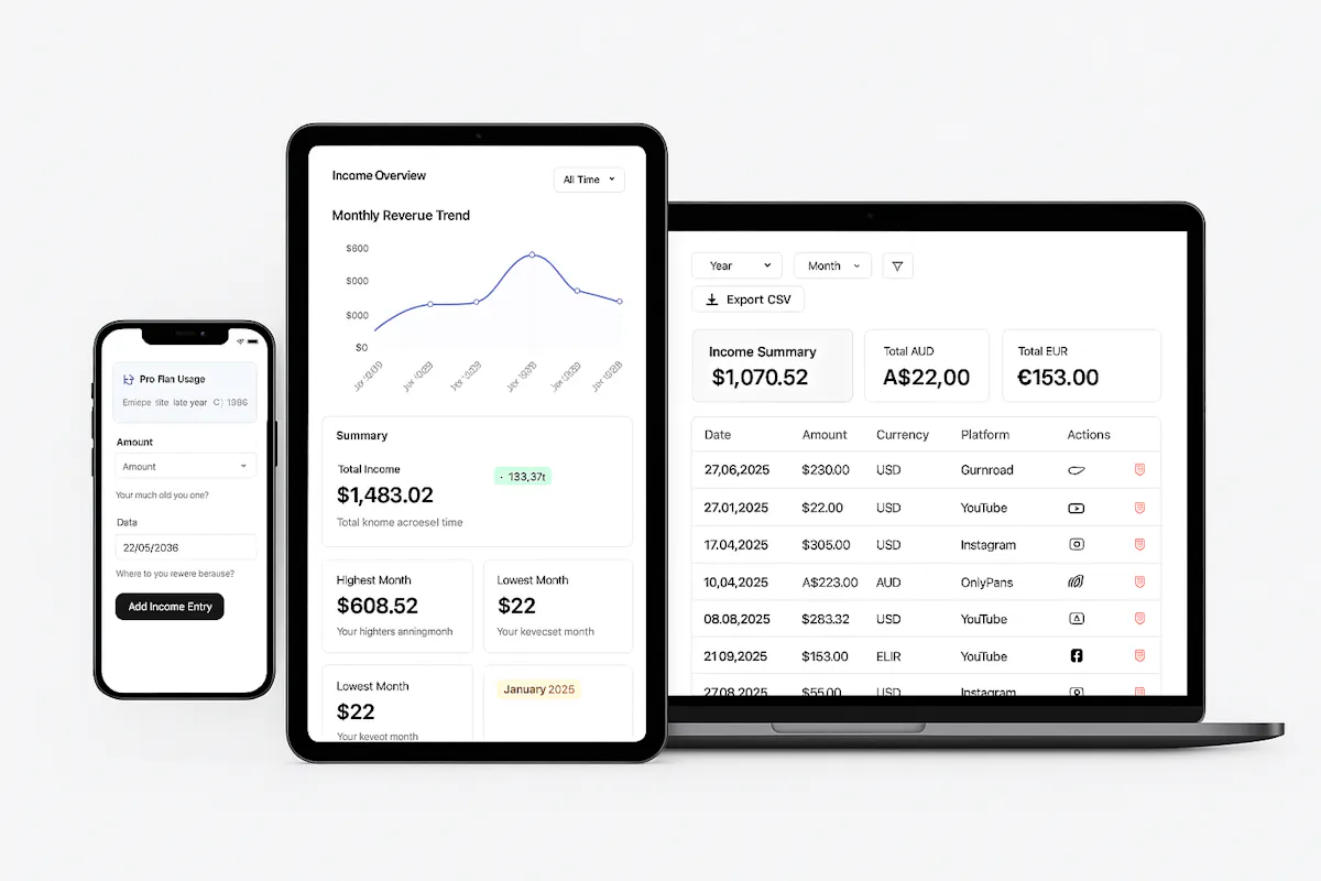 Easy Earnings Tracker