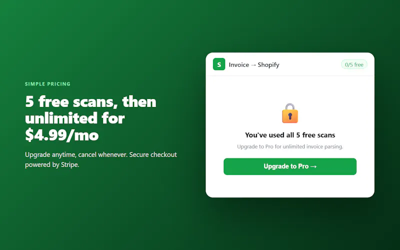 Invoice to Shopify CSV Parser screenshot 3