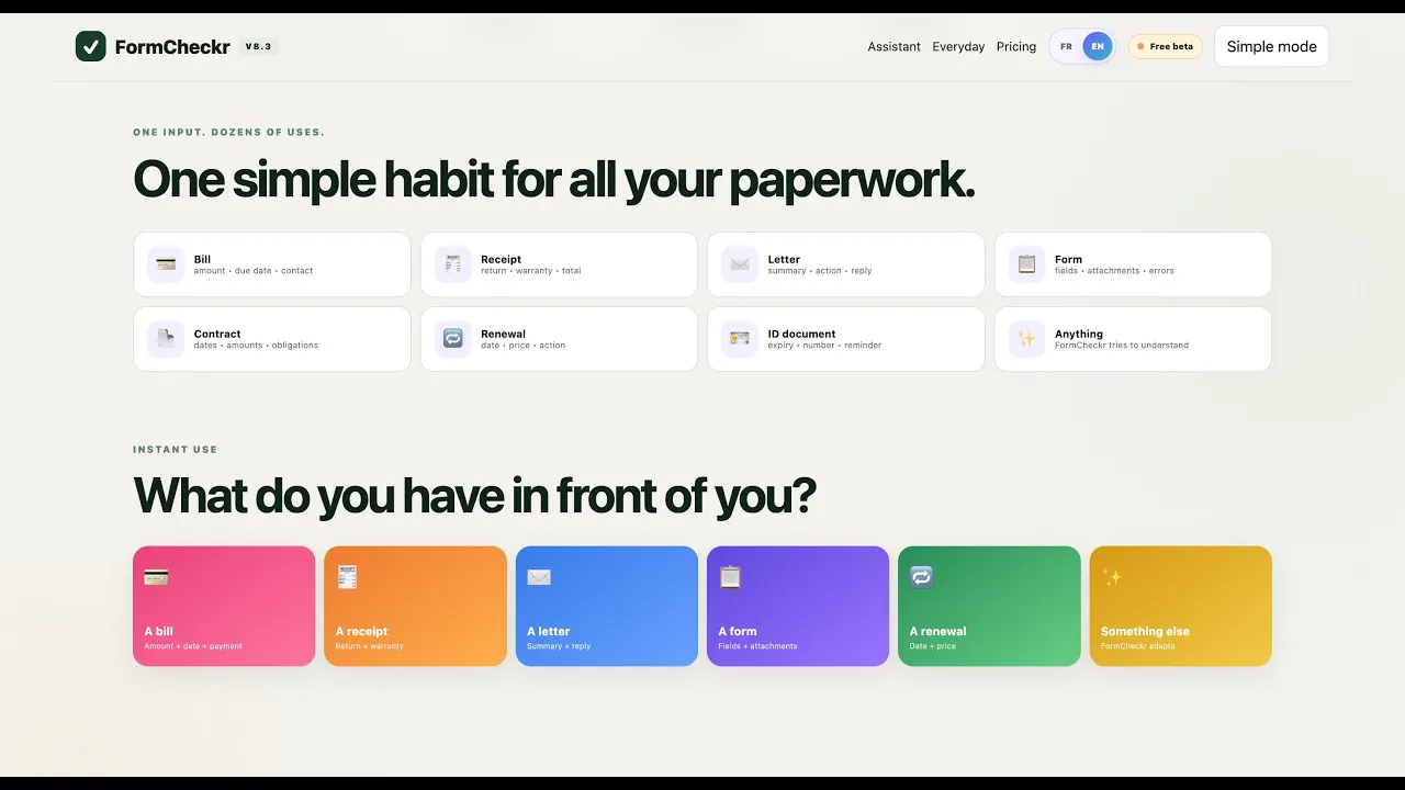 FormCheckr V8.2 BETA gallery image