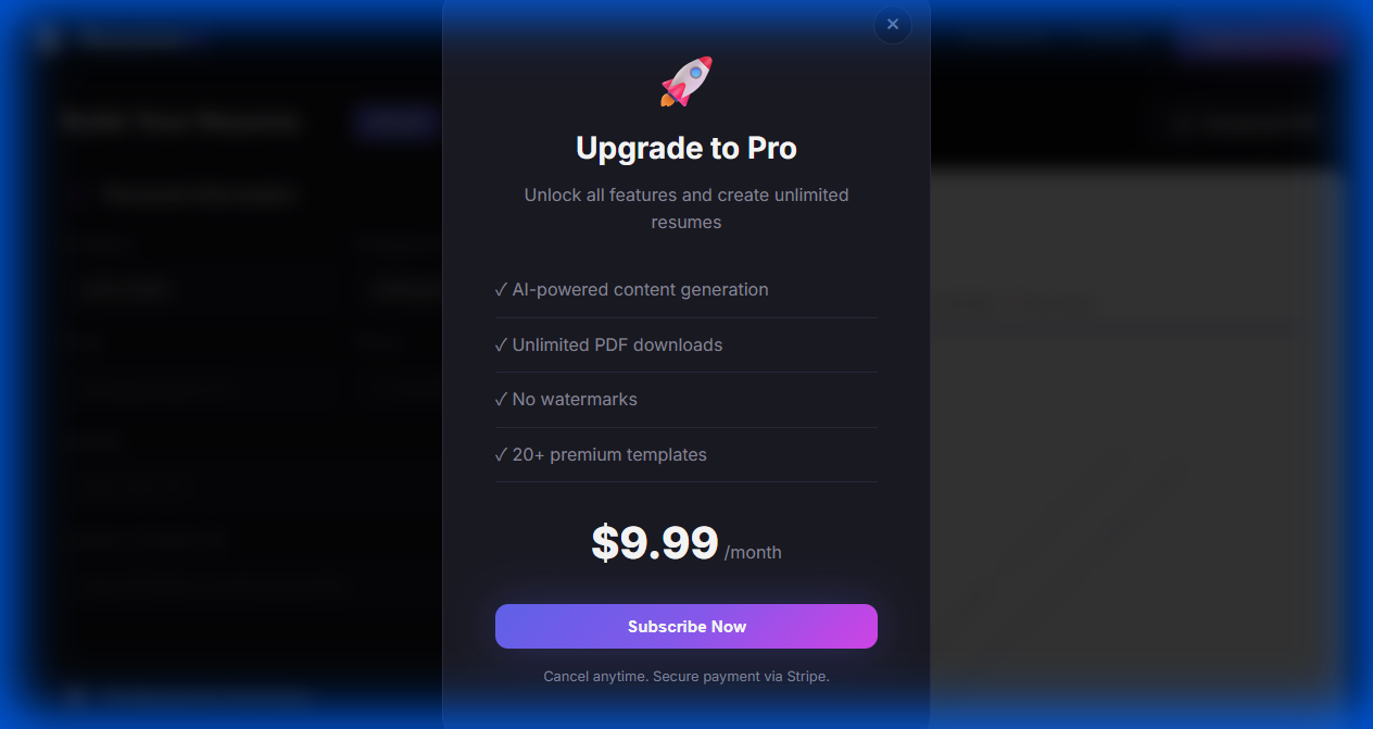 SmartResume gallery image