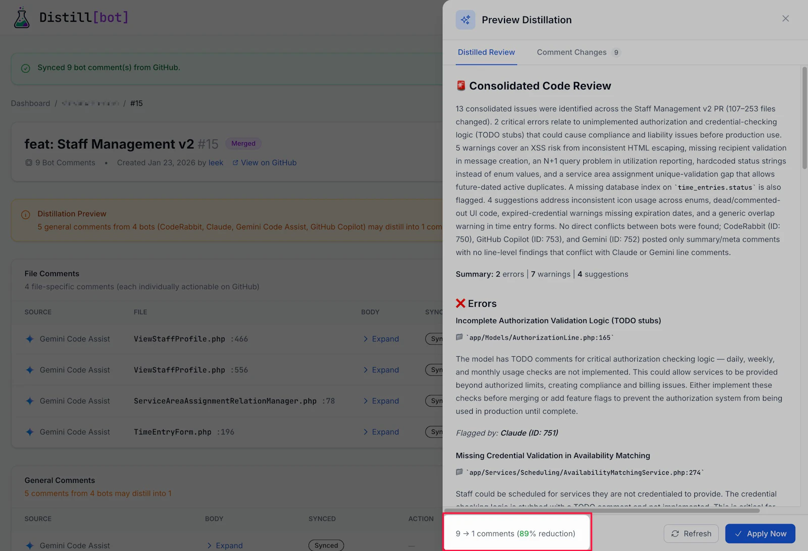 Distill[bot] screenshot 2