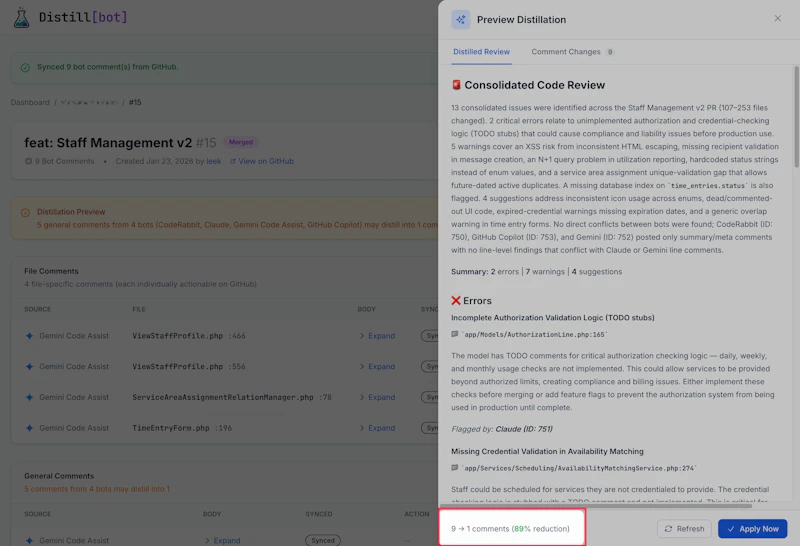 Distill[bot] screenshot 2