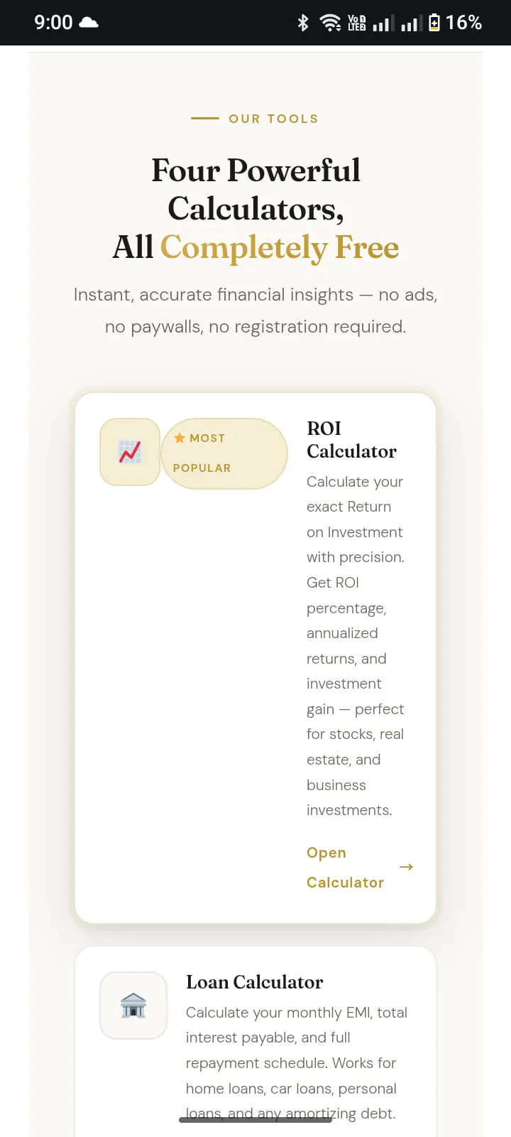 Free Online Calculators gallery image