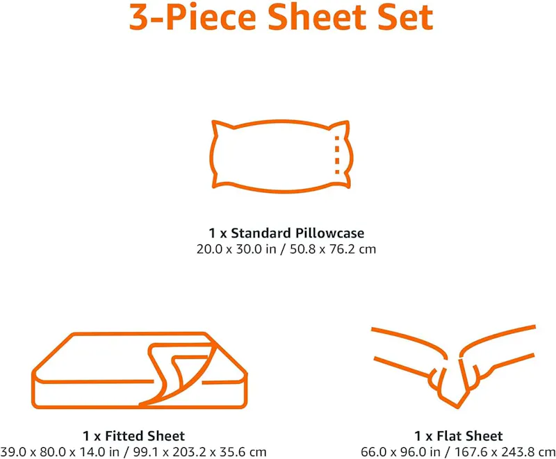 Amazon Basics Twin XL Sheet Set Review screenshot 3