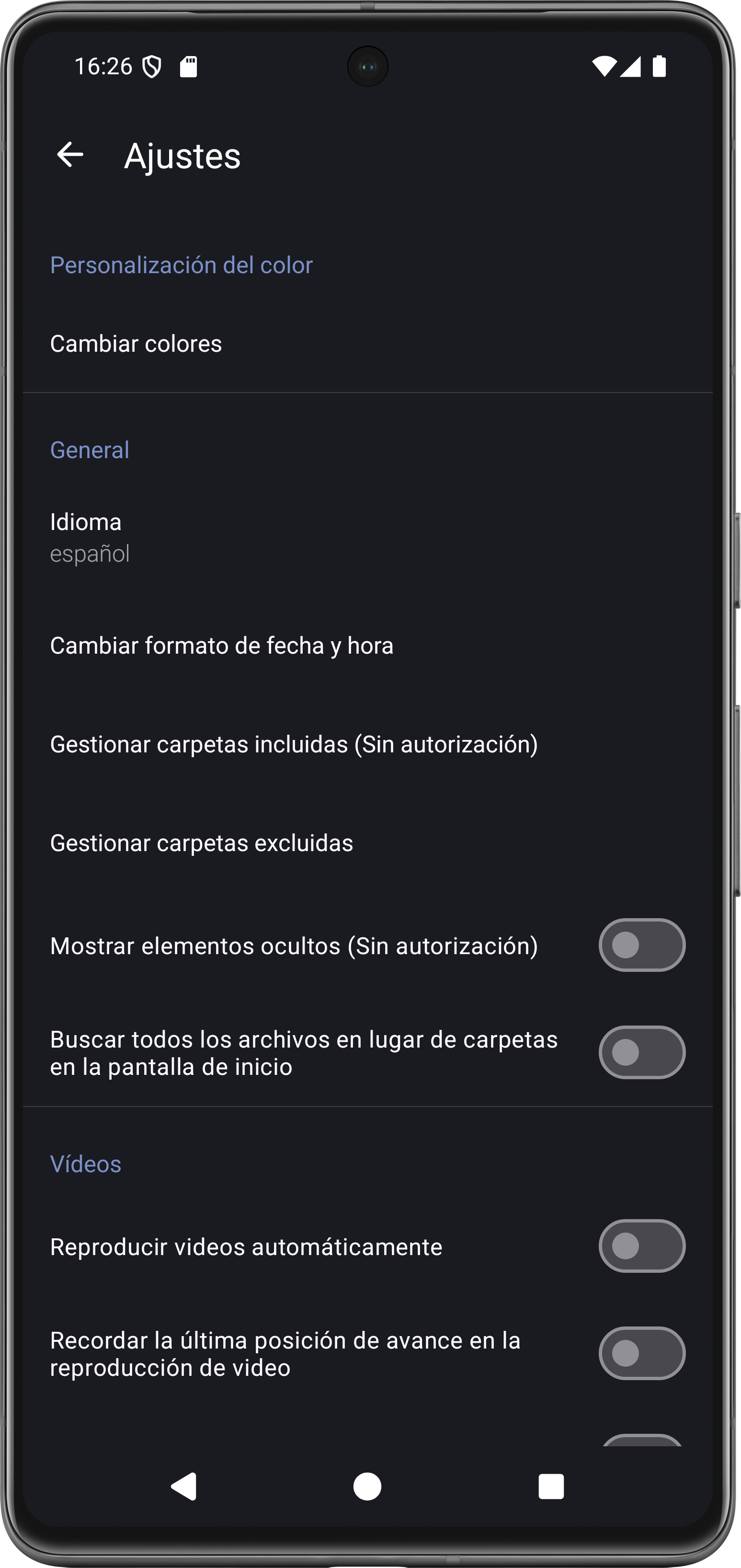 Galería AID - Bóveda privada - Screenshot 5 showing product features and functionality