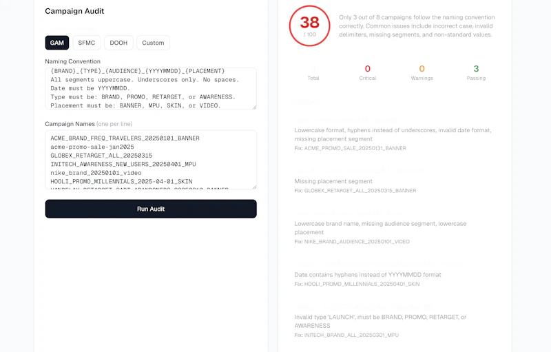AdOps Auditor screenshot 3