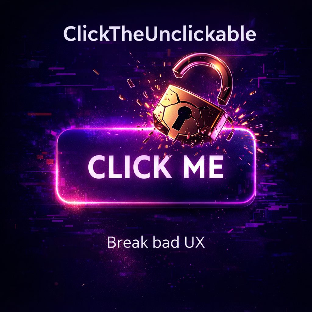 ClickTheUnclickable - Product Hunt launch logo