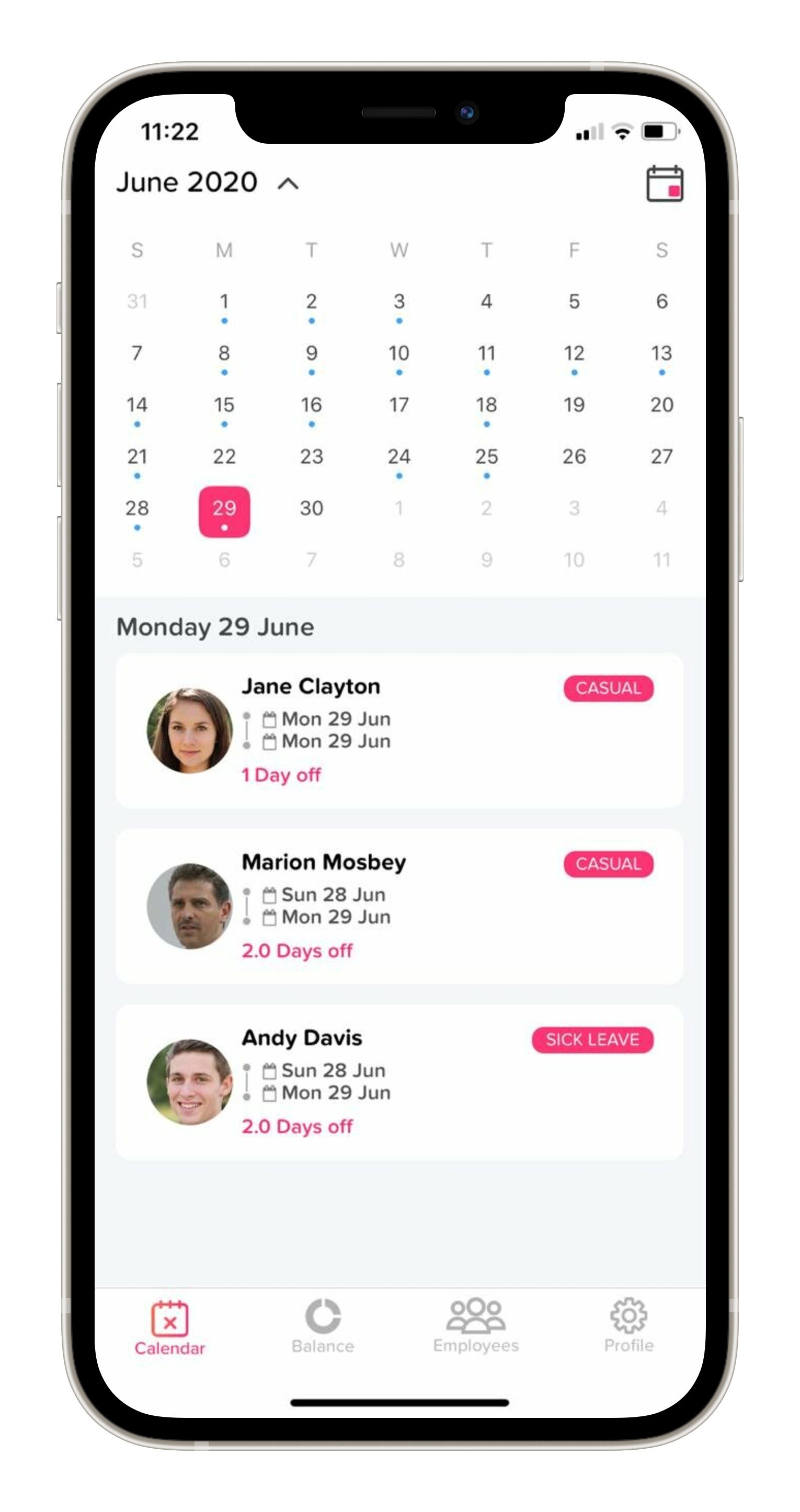 Day Off Leave Tracker gallery image