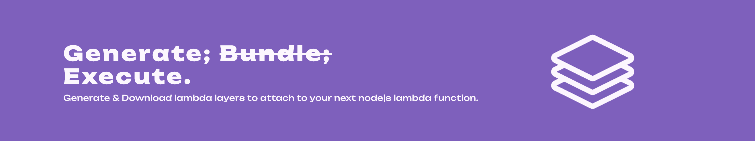 وسائط nodelayer.xyz - إنشاء طبقات لوظائف Lambda Nodejs. 1