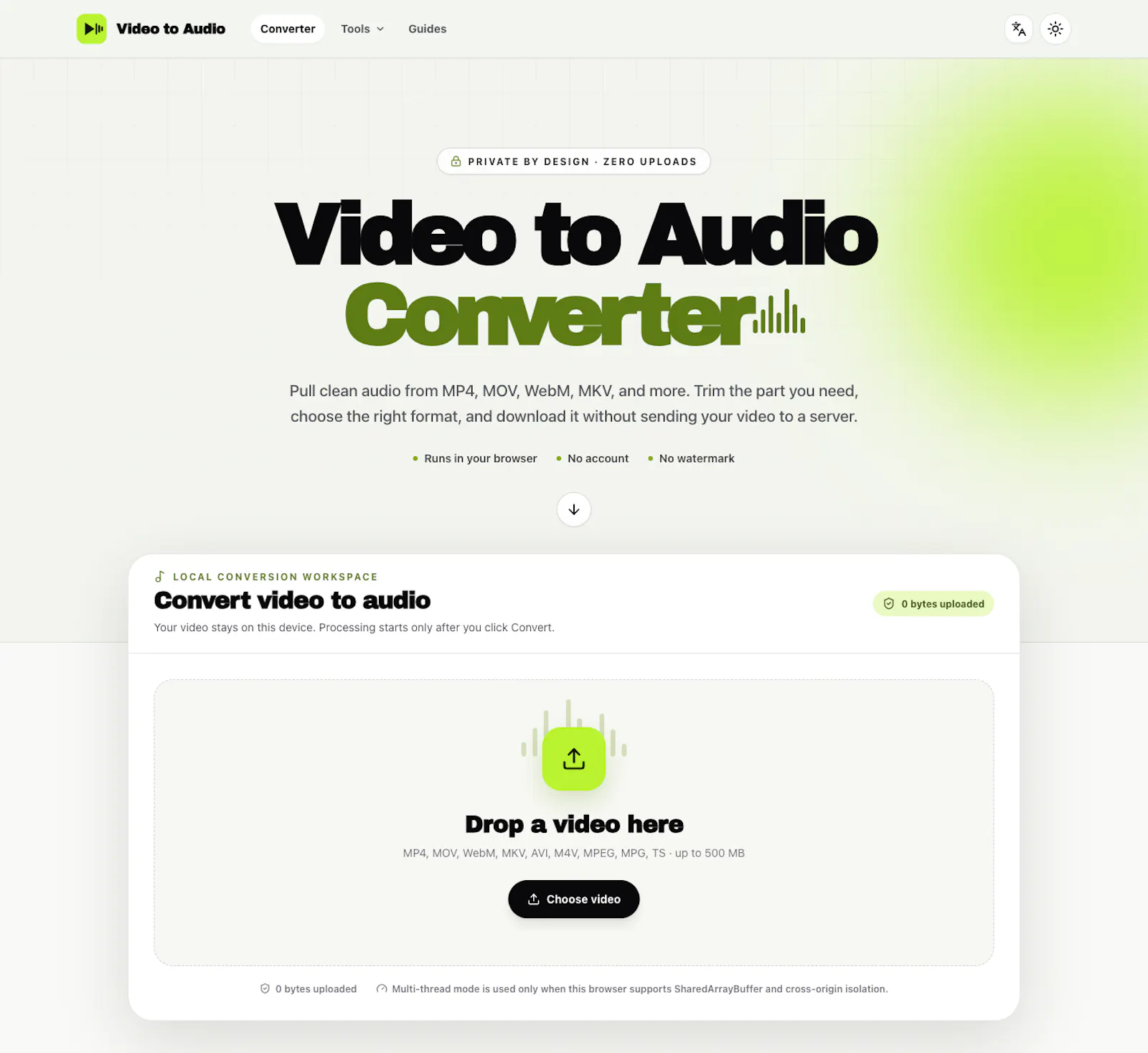 Video to Audio screenshot 3