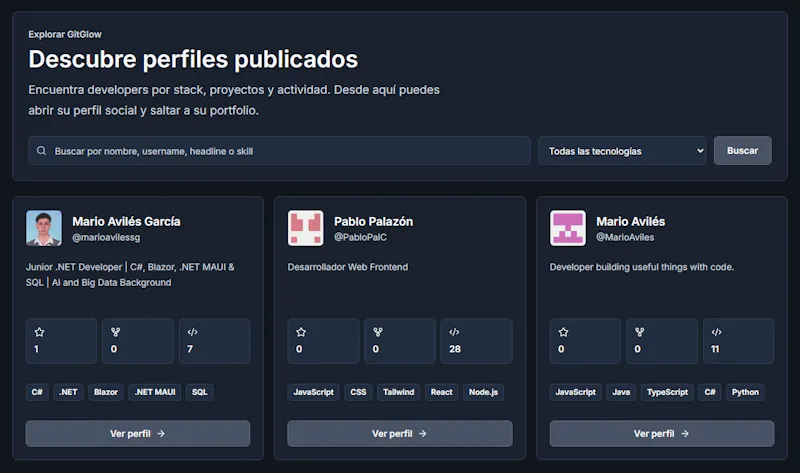 GitGlow screenshot 2