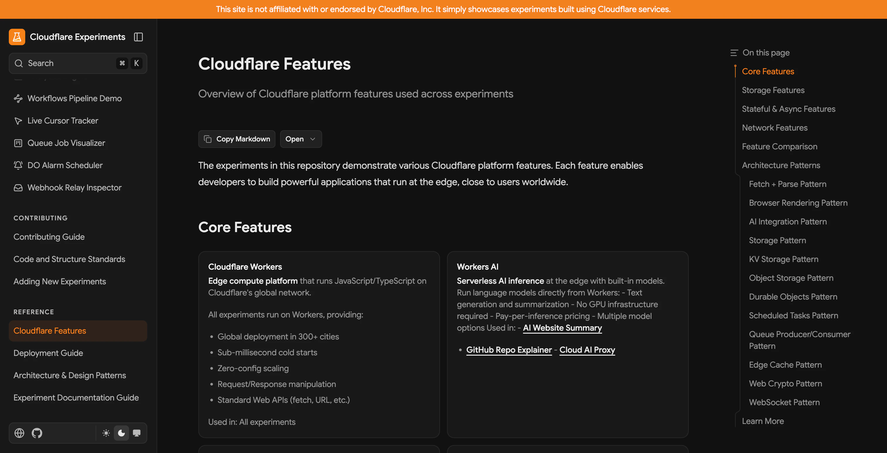 Cloudflare Experiments 截图 3