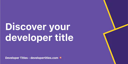 Developer Titles gallery image