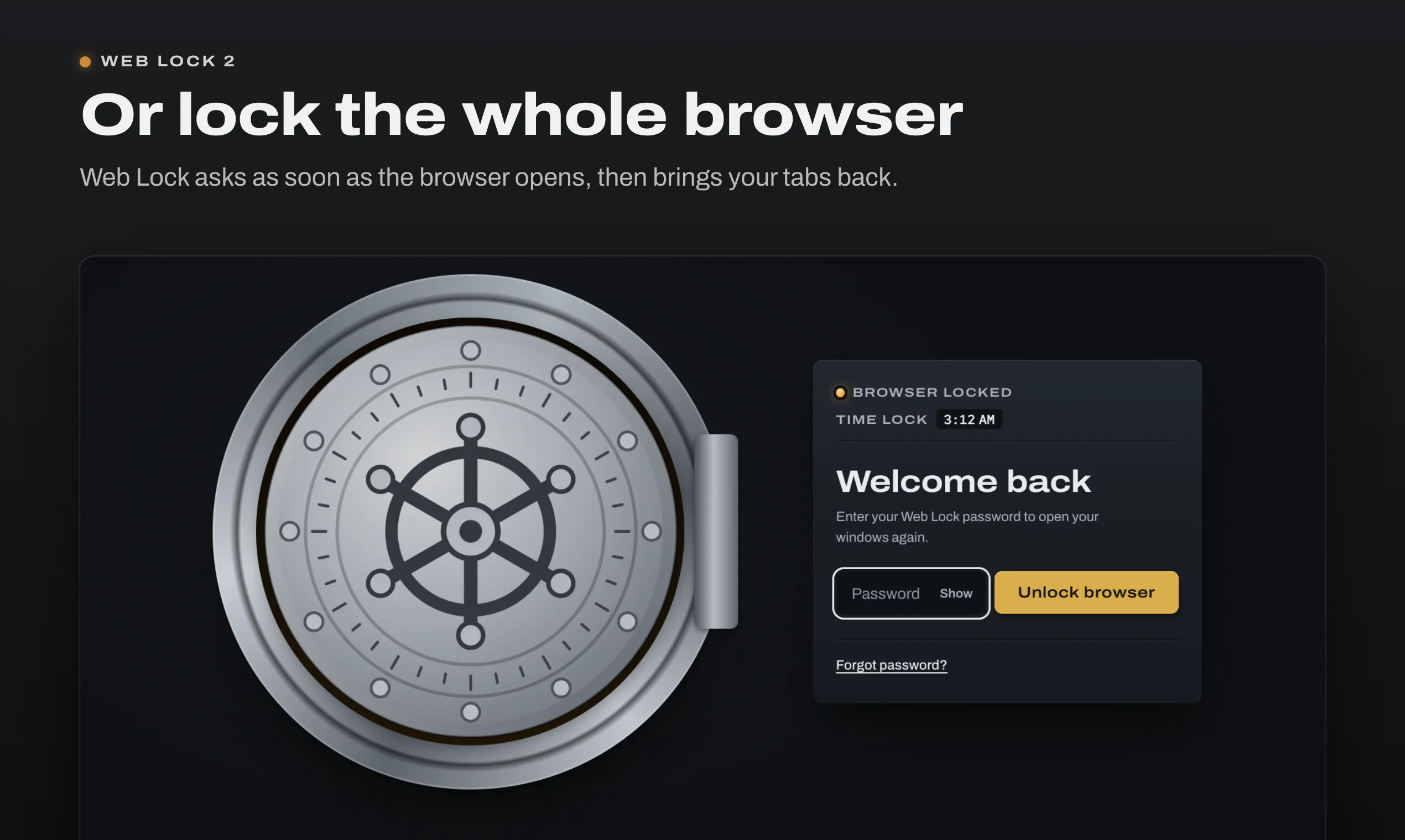 Web Lock gallery image