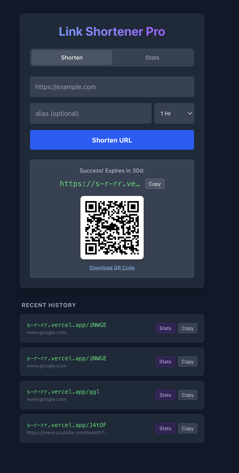 Link Shortener Pro gallery image