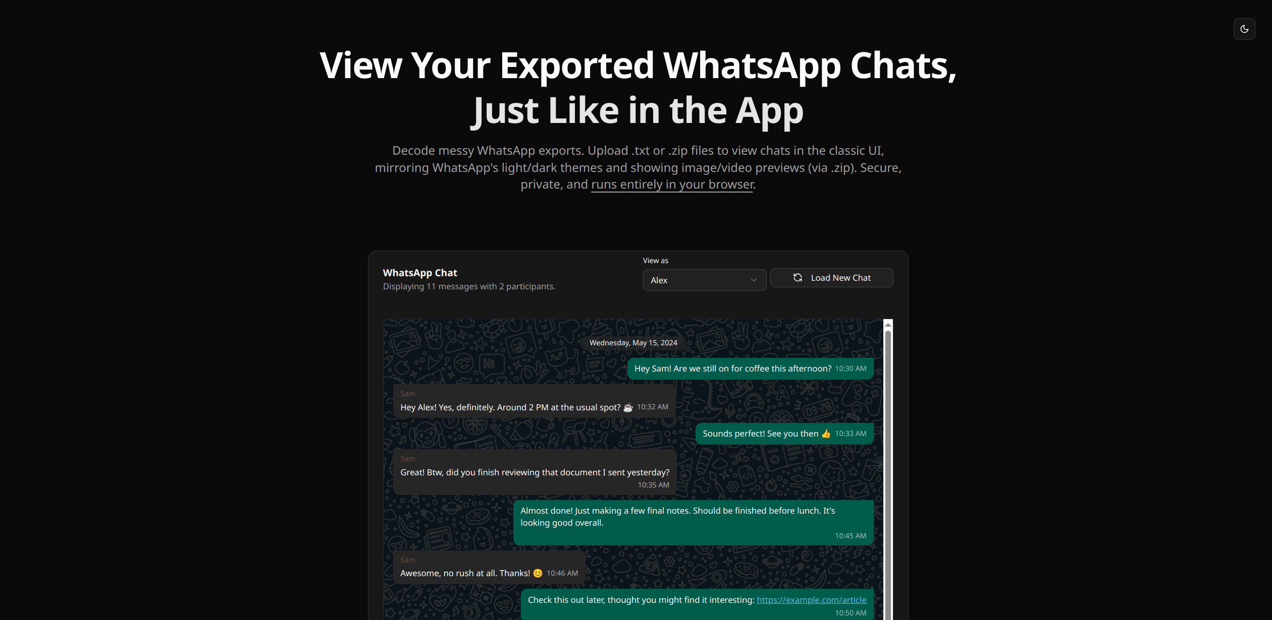 ดูการแชท WhatsApp ที่ส่งออกโดยธรรมชาติ media 1