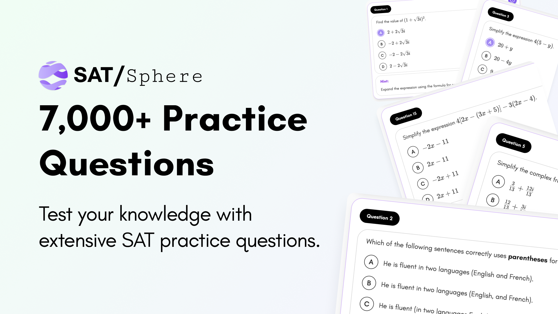 SAT SPHERE - Plataforma de aprendizaje todo en uno para puntajes SAT Top Top media 6