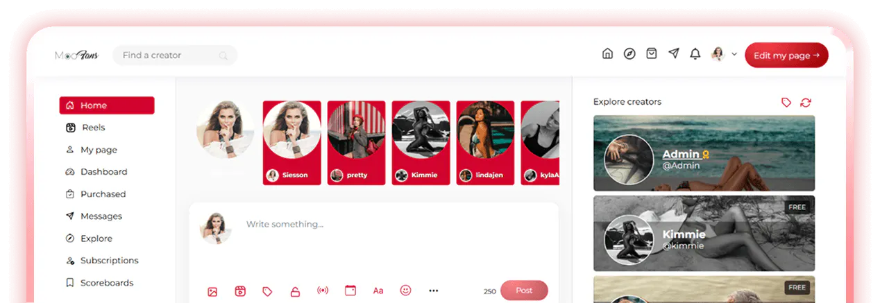 OnlyFans Clone gallery image
