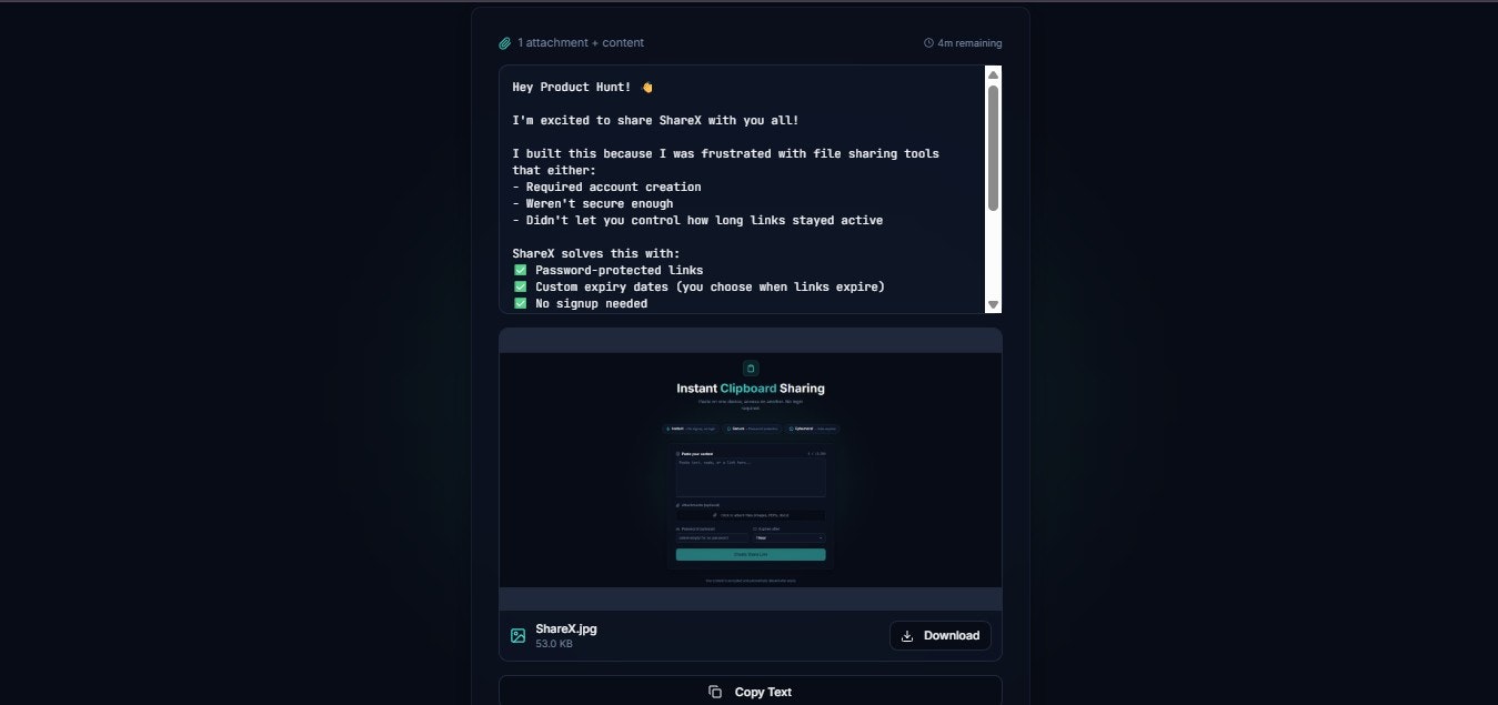 ShareX - Screenshot 5 showing product features and functionality