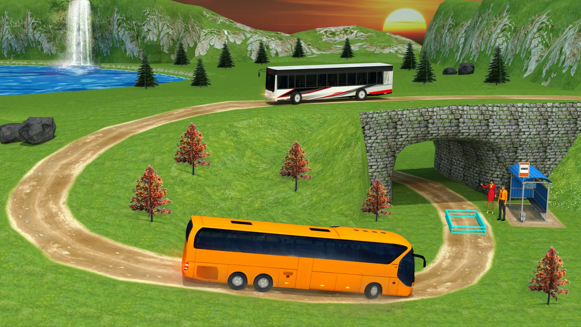 Media Bus Lái xe 3D - Trò chơi xe buýt 2022 - Lái xe buýt trò chơi mới và thực hiện nhiệm vụ như một tài xế xe buýt. 1