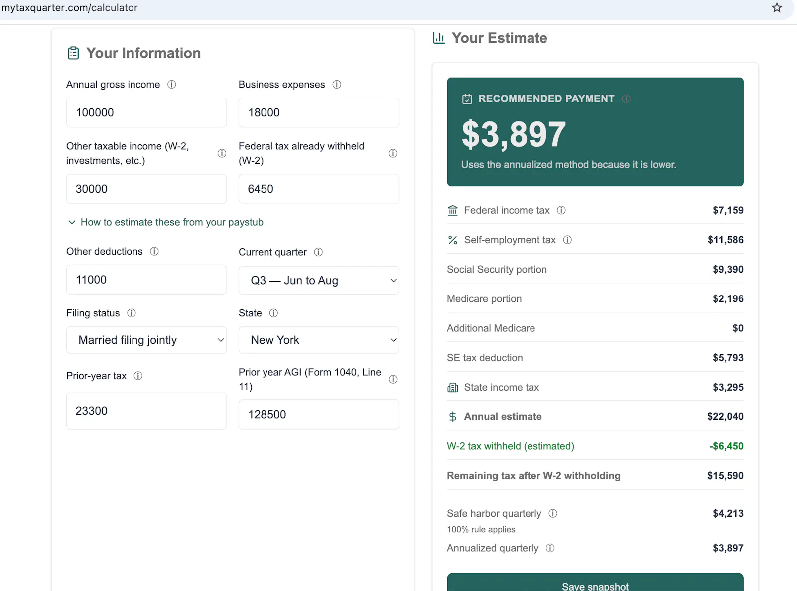 MyTaxQuarter screenshot 8
