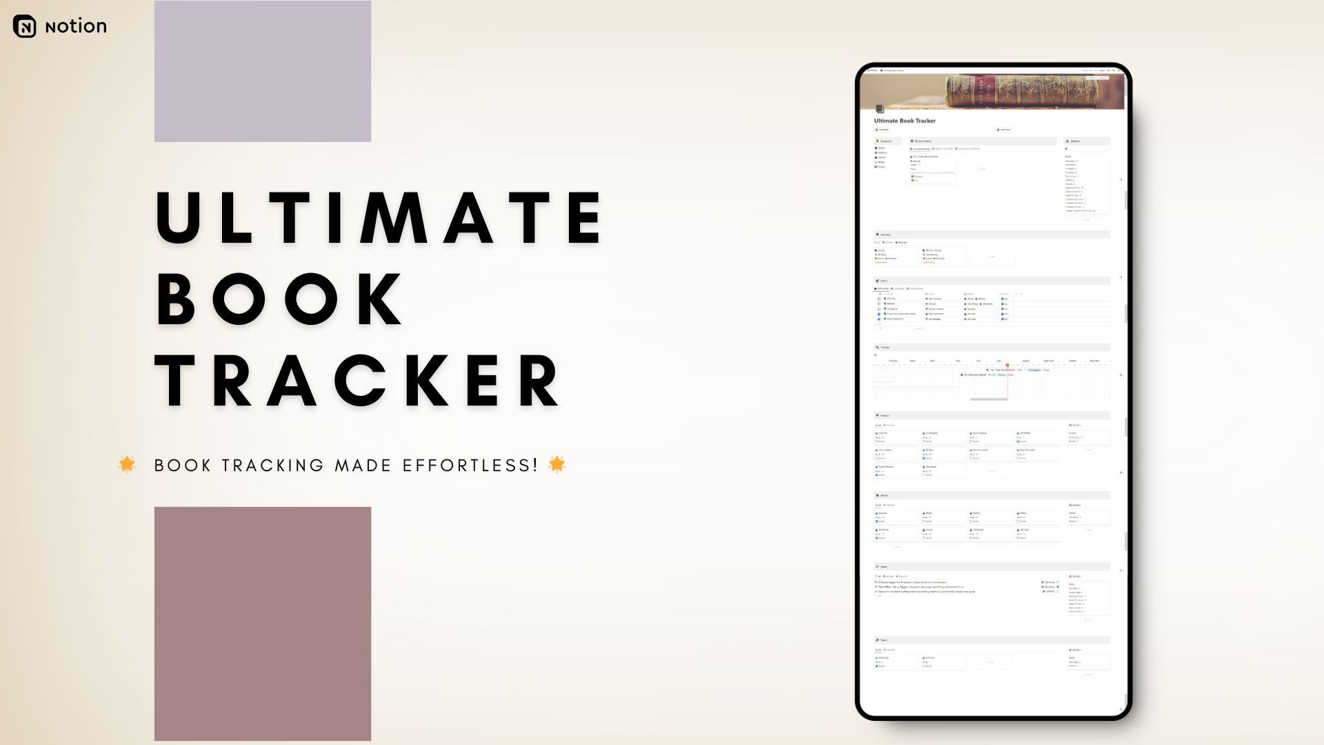 Ultimate Book Tracker - Buchverfolgung mühelos gemacht Medien 1