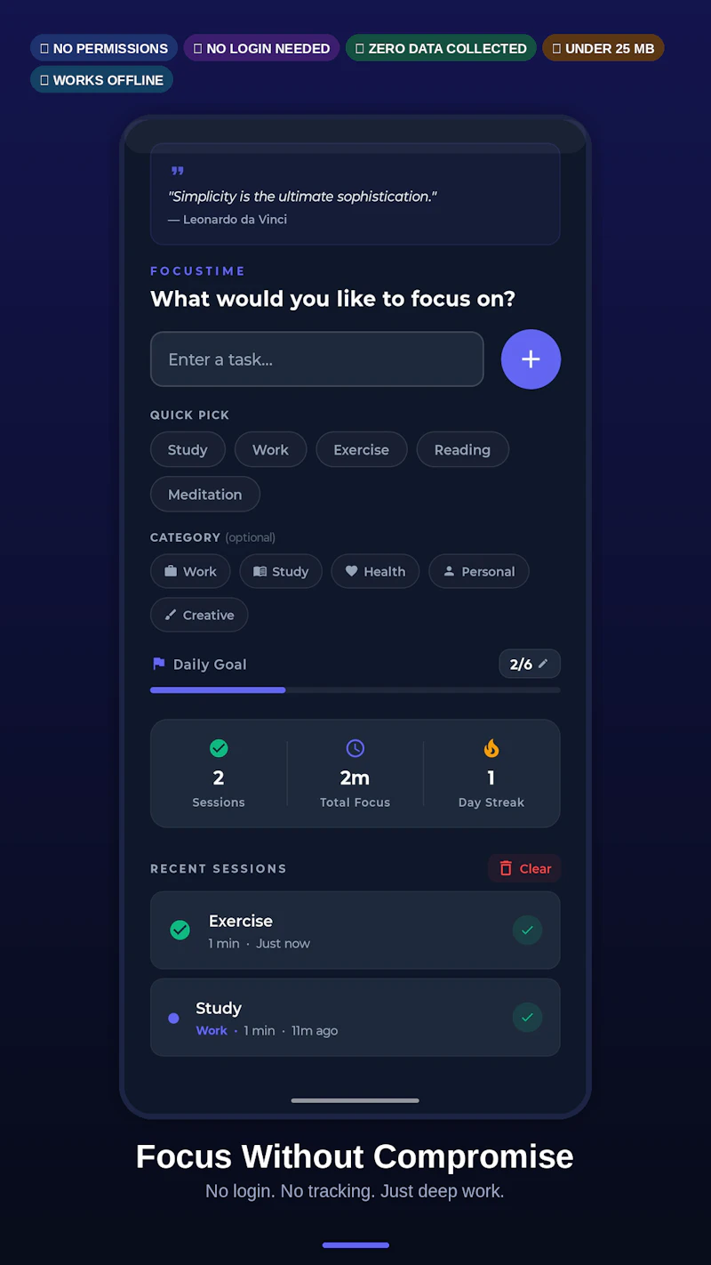 Focus Time screenshot 2
