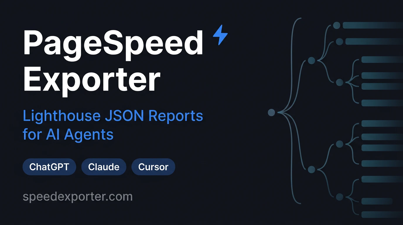 PageSpeed Exporter 대표 미리보기