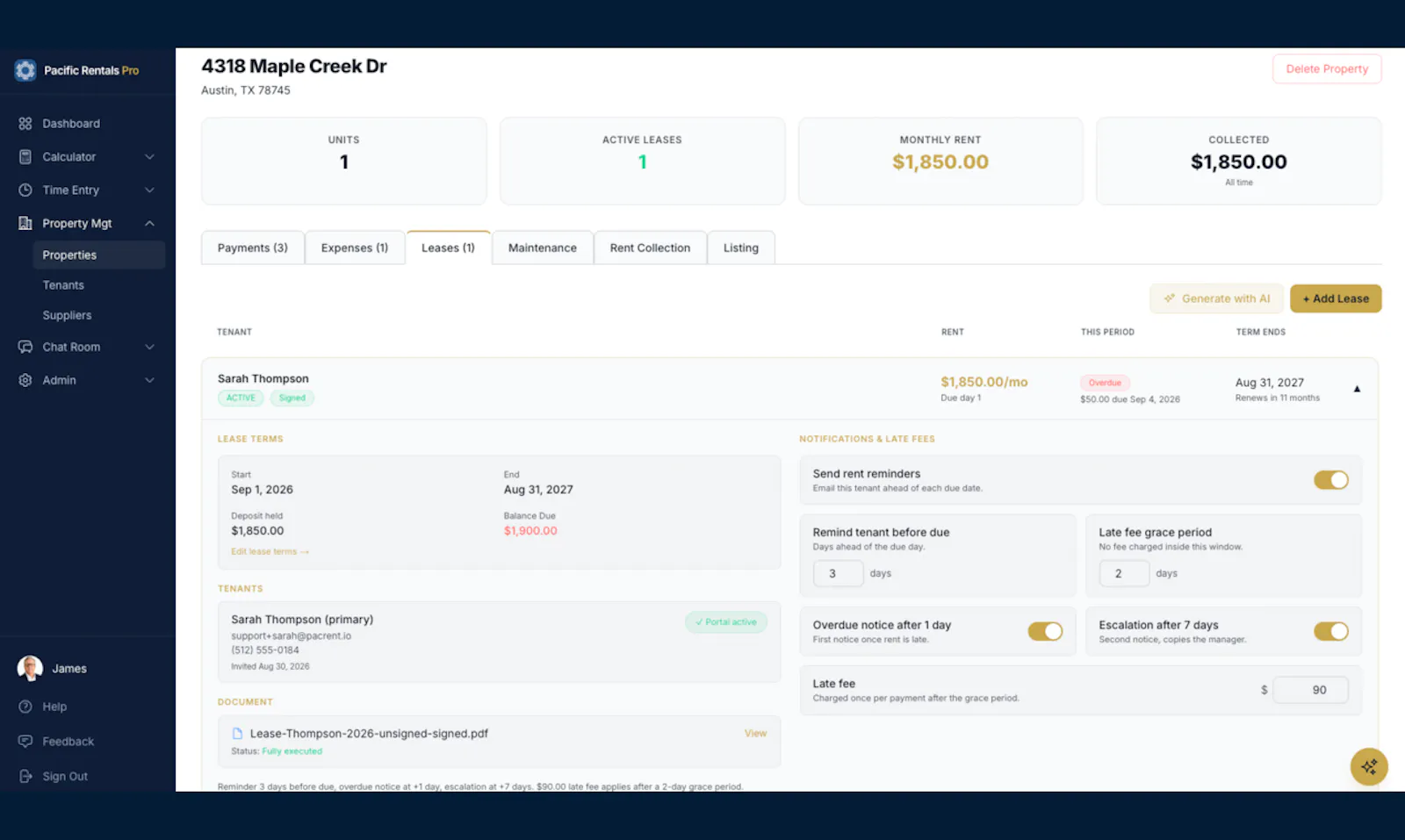 Pacific Rentals Pro screenshot 4